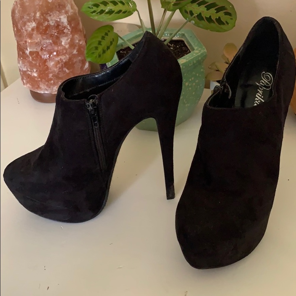 Black booties